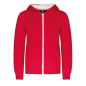 Sweat rouge avec capuche blanche USOM Adulte Sweat rouge avec capuche blanche USOM Adulte