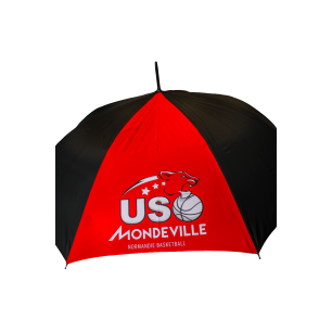 Parapluie golf rouge et noir