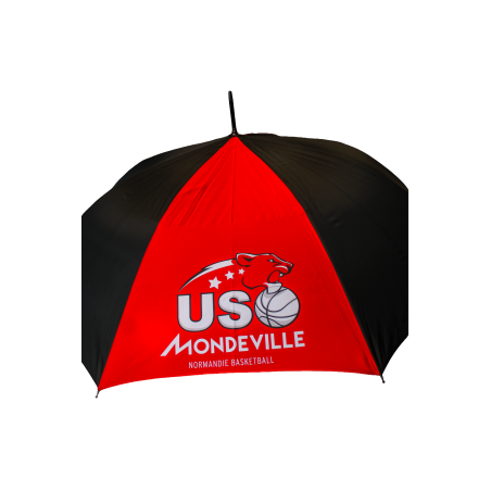 Parapluie golf rouge et noir