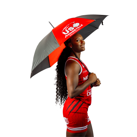 Parapluie golf rouge et noir