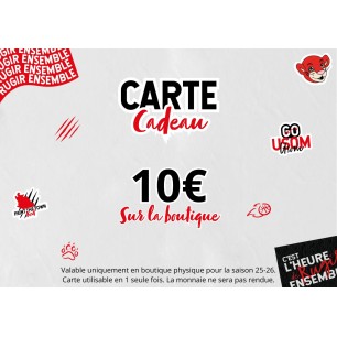 Carte Cadeau de 10€